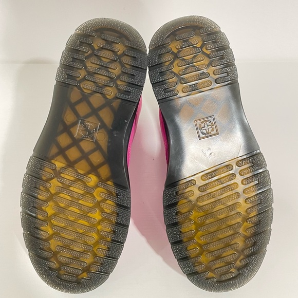 Dr Martens Zavala Pink Combat Boots Women Sz 6 - Picture 9 of 9